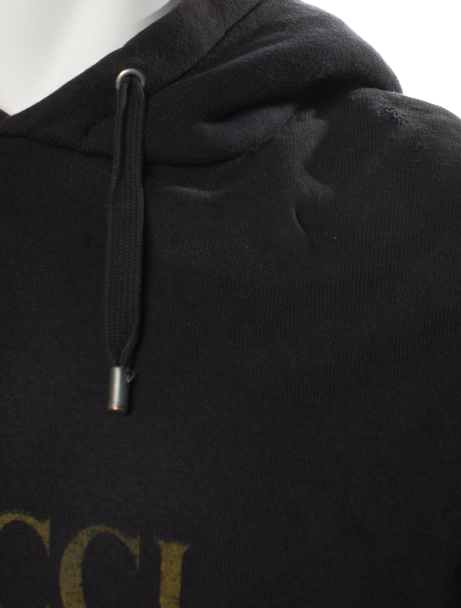 Gucci Web Accent Crew Neck Hoodie